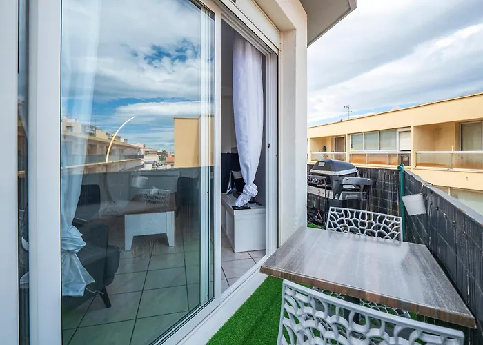 T3 Vue Clim Wifi Parking * Canet-en-Roussillon